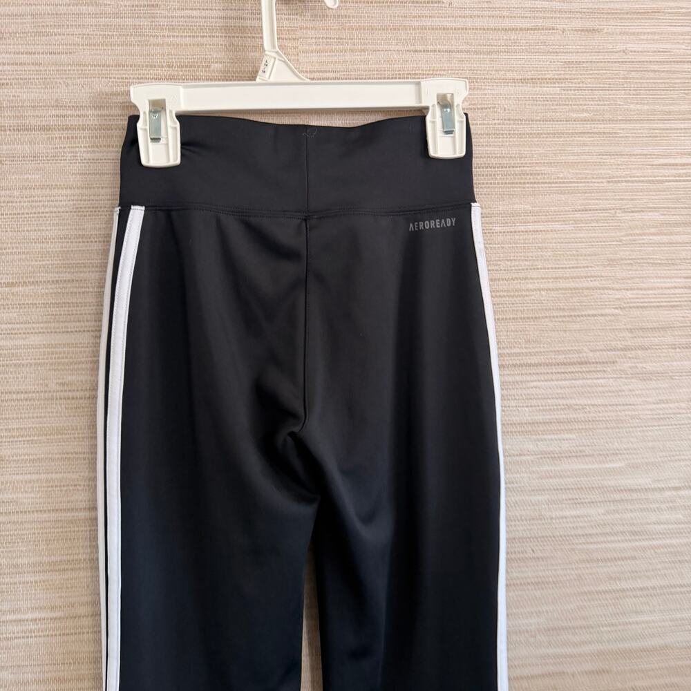 Adidas Girls Flare Leg Pants size M 10/12 slim fit - Picture 4 of 7